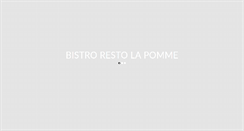 Desktop Screenshot of lapomme.be